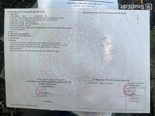 Lô góc thôn thượng bích hoà thanh oai dt 53.5m2