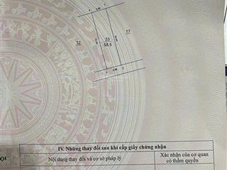 Bán lô đất thôn hạ cự khê 58.5m