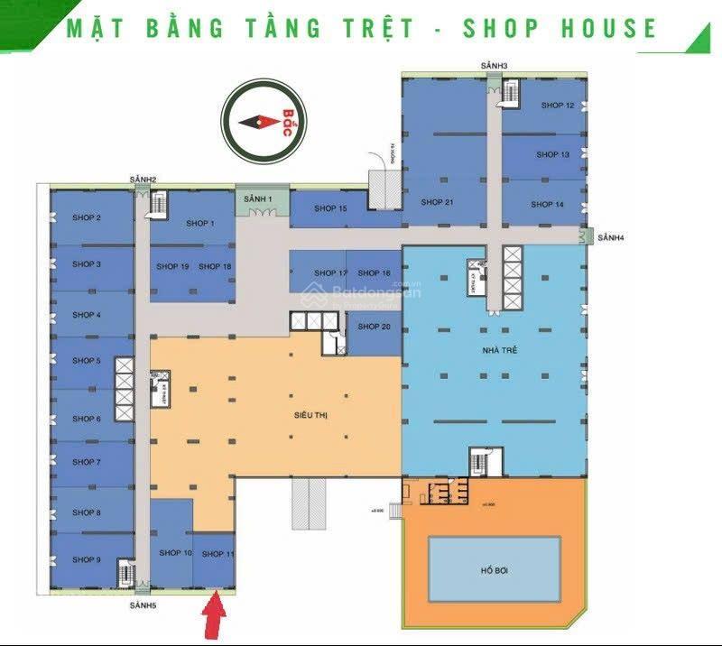 Chủ gửi bán shophouse homyland riverside, quận 2, căn bìa gần hồ bơi đang có hđ thuê giá tl