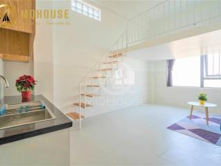 Căn hộ duplex gác cao 1m8 40m2 ngay lạc long quân, tân bình giáp quận 10 thiết kế cao cấp hiện đại