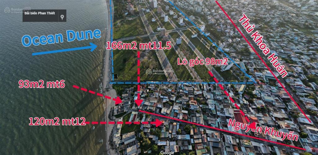 Bán các lô đất trung tâm phan thiết, đi bộ ra biển đồi dương  giáp ocean dunes.  0974 090 ***
