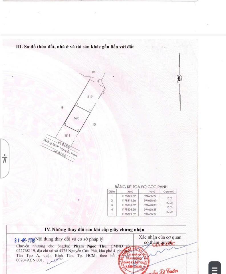 Bán kho xưởng mặt tiền đường đoàn nguyễn tuấn, xã hưng long, bình chánh, hồ chí minh