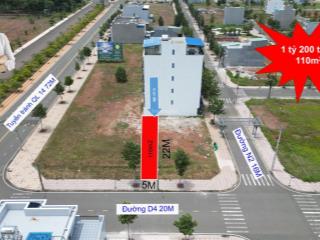 Lô đất 110m2 chỉ 1,2 tỷ tại cát tường phú hưng nằm ngay kcn đồng xoài iii, đối diện công viên 1,5