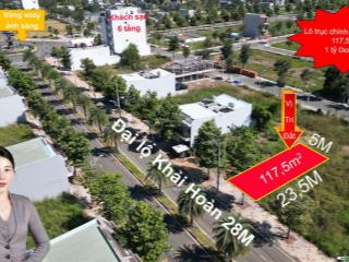 Bán lô đất mặt tiền đại lộ khải hoàn 28m giá 1 tỷ 0xx triệu  vị trí vàng giữa cát tường phú hưng