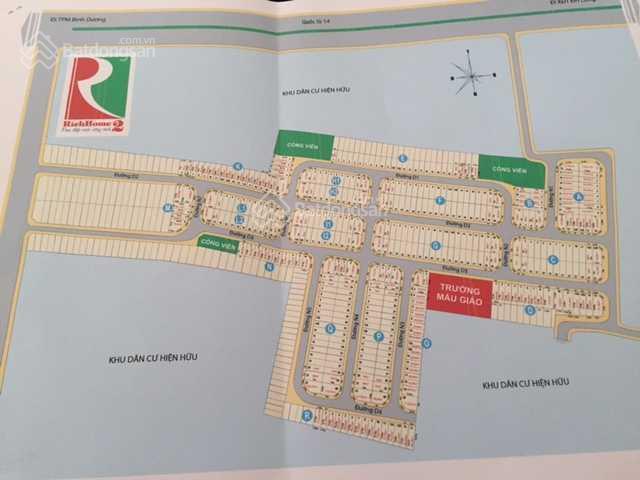 Kẹt tiền cần bán gấp lô đất sổ sẵn khu đô thị richhome 2 ở phường hòa lợi, tp bến cát, hỗ trợ vay