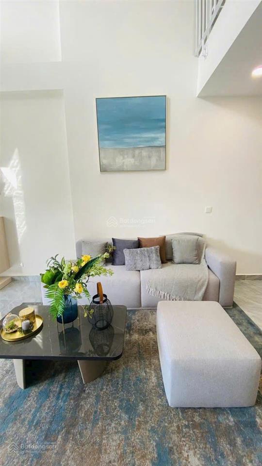 Bán nhà ở xã hội k home new city, 1 trệt 1 lửng 1 lầu, nội thất đầy đủ, phường hòa phú, thủ dầu một