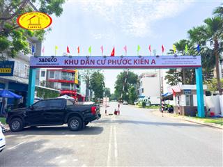Bán nền đất biệt thự góc hai mặt tiền view công viên kdc sadeco phước kiển a, hàng hiếm tại nhà bè