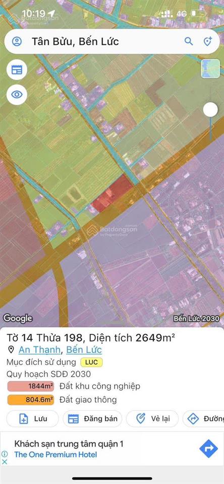 Cần bán 1ha (hơn 10.000m2) đất nông nghiệp ở xã tân bửu, huyện bến lức tỉnh long an cũ