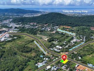 Bán 500m2 đất kp cây thông ngoài, pq cách dương đông 3km, mặt tiền 12,6m, giá 2.2 tỷ