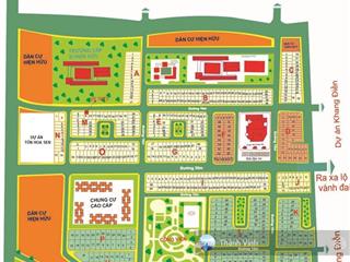 Cần bán nền view sông rạch chiếc diện tích 267m2 đường 16m chỉ còn có vài lô chưa xây nhà