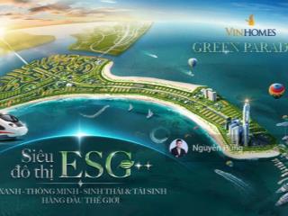 Chính thức nhận booking siêu đô thị vinhomes green paradise cần giờ chỉ 100 triệu/ booking