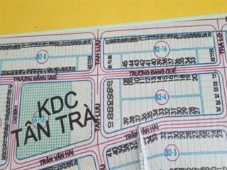 Cần bán lô đất trương đăng quế khu tân trà giá 9,1 tỷ dt 180m ngang 7m5 vị trí đẹp sát đường lớn