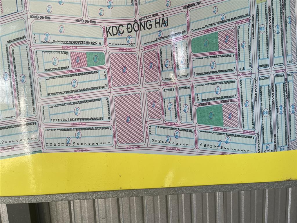 Cần bán đường 5m5 khu đông hải giá 4,25 tỷ dt 100m vừa dc sông và biển sạch đẹp giá tốt