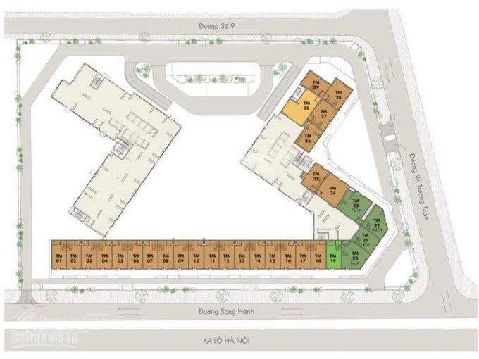 Hiếm! bán shophouse masteri thảo điền, mt đường chính dt ngang 9m,3 tầng, hdt 105tr,  0936 438 ***