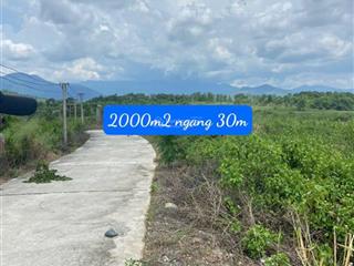 Bán đất 2000 m2, ngang 30 m, xã diên thọ, giá 2.1 tỷ (cách ql27c chỉ 400m) đất bhk