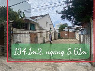 Bán đất 132 m2, ngang 5.61 m hẻm bắc sơn , cách biển 450m. cách chợ vĩnh hải 250m, giá bán 7.2 tỷ