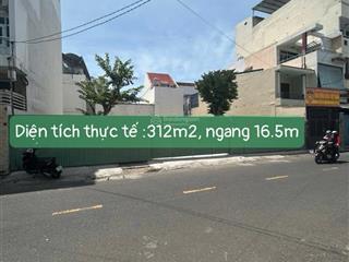 Bán đất (312m2, ngang 16.5m) mặt tiền đường mạc đĩnh chi, gần ngã tư hồng bàng, giá 42 tỷ