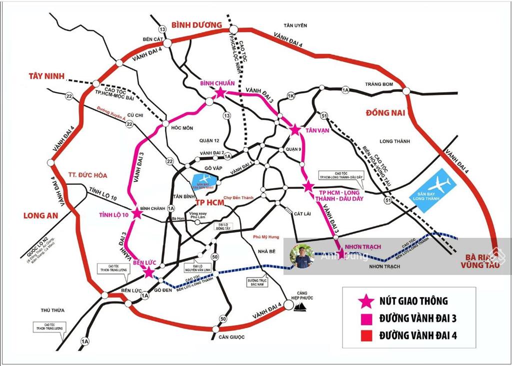 Đất nền tp. mới nhơn trạch giá từ 9 triệu/m2  sổ hồng riêng  đón sóng sân bay long thành