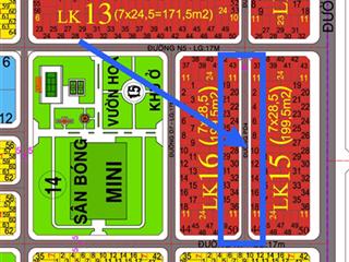 Bán đất liền kề xdhn 200,8m đường 12m khu dân cư hiện hữu giá 13,5 tr/m