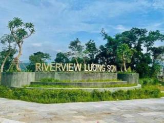 Cần bán 275.8m2 đất. tại dự án riverview. xã lương sơn  hoà bình  phú thọ. view sông bùi
