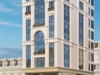 Bán toà văn phòng 2 mặt tiền phố trần thái tông  cầu giấy, 160m2 x 9t. mt 8.5m. 98 tỷ.