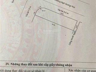 Bán lô góc 2 mt hồ nghinh & ngô quang huy, dt 141m2 ngang 6m sát dự án tháp đôi