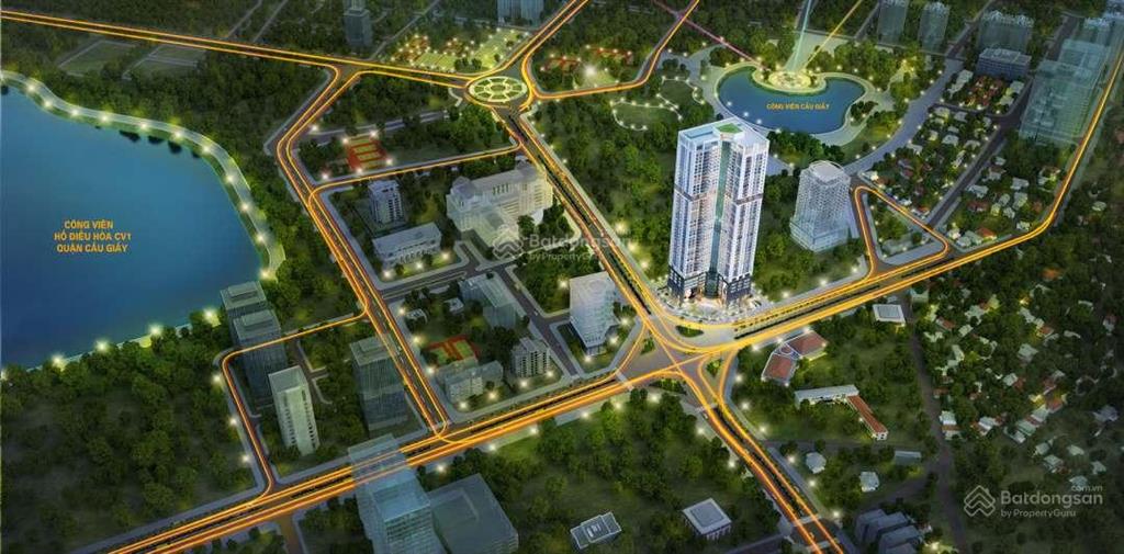 Bán ch 3pn2wc 106m2 tòa golden park, phạm văn bạch, cv cầu giấy, căn góc full nội thất, bc đông nam