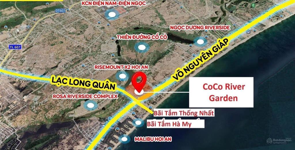 Bán đất biển nam đà nẵng, 160m2 ( ngang 6m )đường nhưa 7.5m, cách biển chỉ 200m, giá chỉ từ 19tr/m