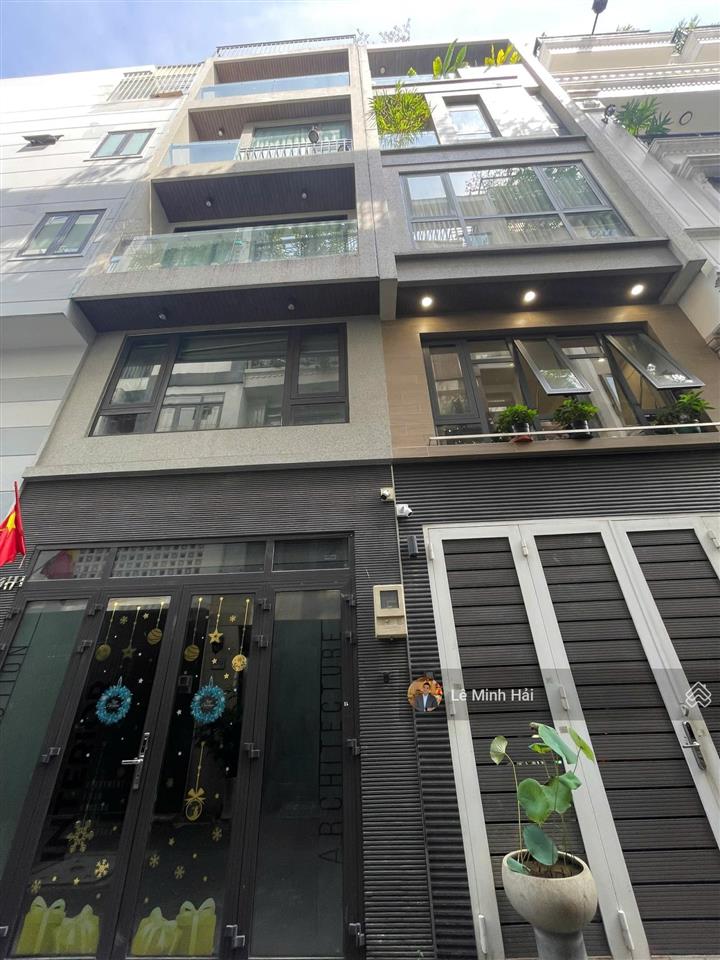 Khu sang  hẻm xe hơi hồ biểu chánh, p11, phú nhuận  kc 6 tầng (4 x 14m)  tặng nội thất, 15,8 tỷ