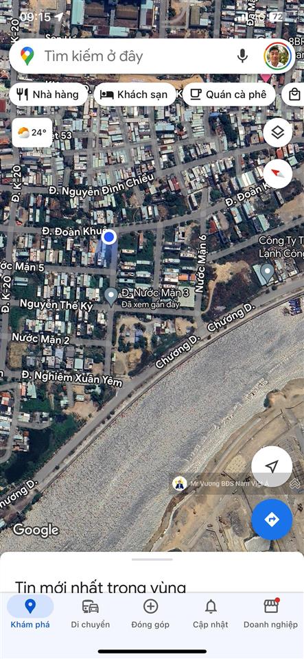 Chính chủ bán góc xây cao tầng 180m2, đường đoàn khuê, nam việt á