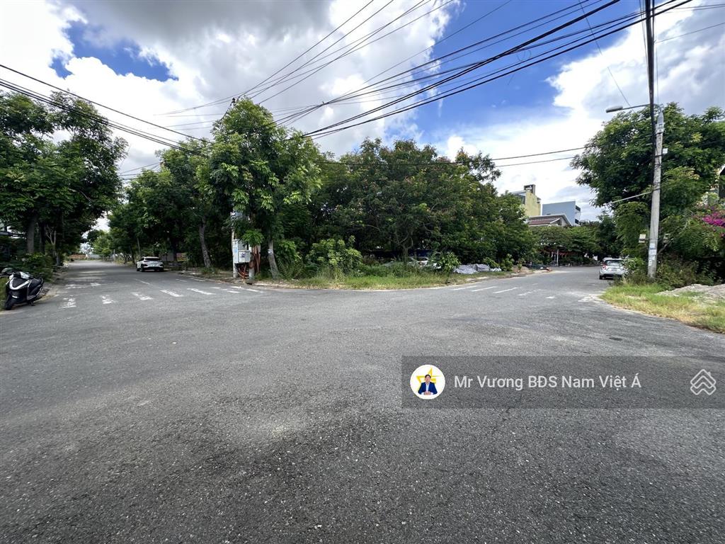 Bán lô góc ngã tư xây cao tầng view công viên đường trương công hy, nam việt á