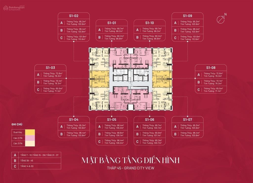 Chính chủ bán căn s1 căn 1903 duakey dự án grand sunlake văn quán