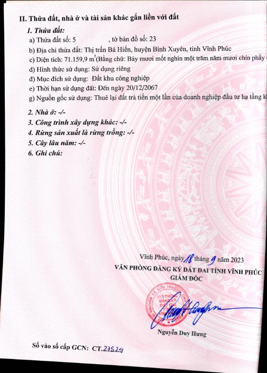 Bán đất khu công nghiệp bá thiện pk1