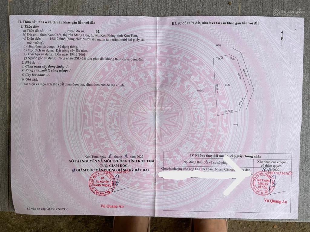 Đất đẹp  sổ hồng chính chủ.dt 1ha6 .giá 2 tỷ 9. cách trung tâm thị trấn 10km  15p.