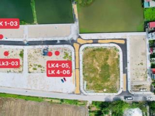 Chính chủ bán 2 lô liền nhau lk4  05,06 giá 10,4 tr/m2 mặt tiền tận 12m dài 14m giá quá rẻ