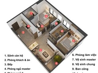 Siêu phẩm căn góc view vũ yên cực đẹp tại dự án nhà ở xã hội 384 lê thánh tông