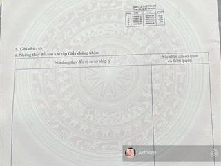 Chính chủ cần bán khuôn đất mặt tiền vuông đẹp, xây dựng 4 tầng + st. khu đồng bộ, văn minh, 7,79tỷ