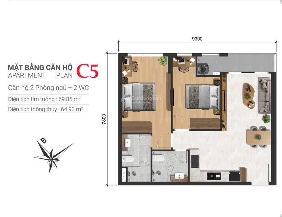 Rổ hàng ẩn cđt còn duy nhất căn 2pn góc tầng đẹp  chiết khấu quà tặng lên đến 17,5%