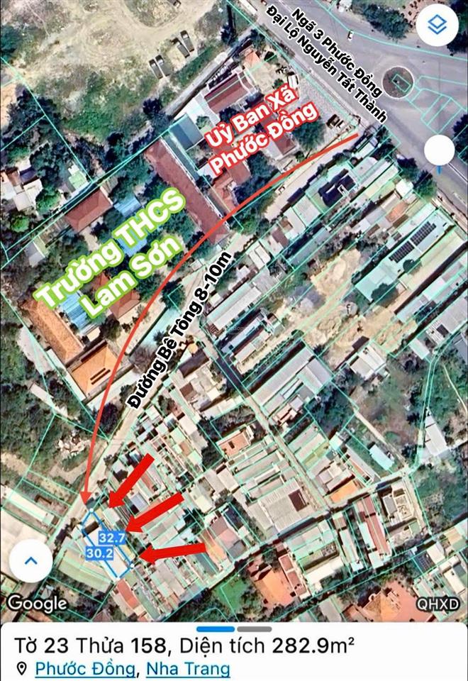 Mặt tiền đồng bò ngay ub xã phước đồng tp nha trang  23 triệu/m2