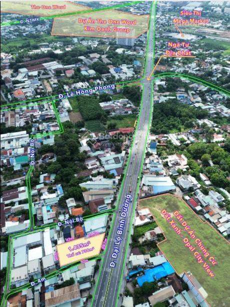 Chuyển nhượng đất mặt tiền đại lộ bình dương trung tâm thủ dầu một
