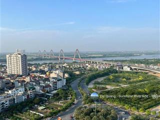 Căn góc 3 ngủ  sunshine riverside  view sông hồng + nội khu  100m2, 2 mặt thoáng  giá 10,2 tỷ