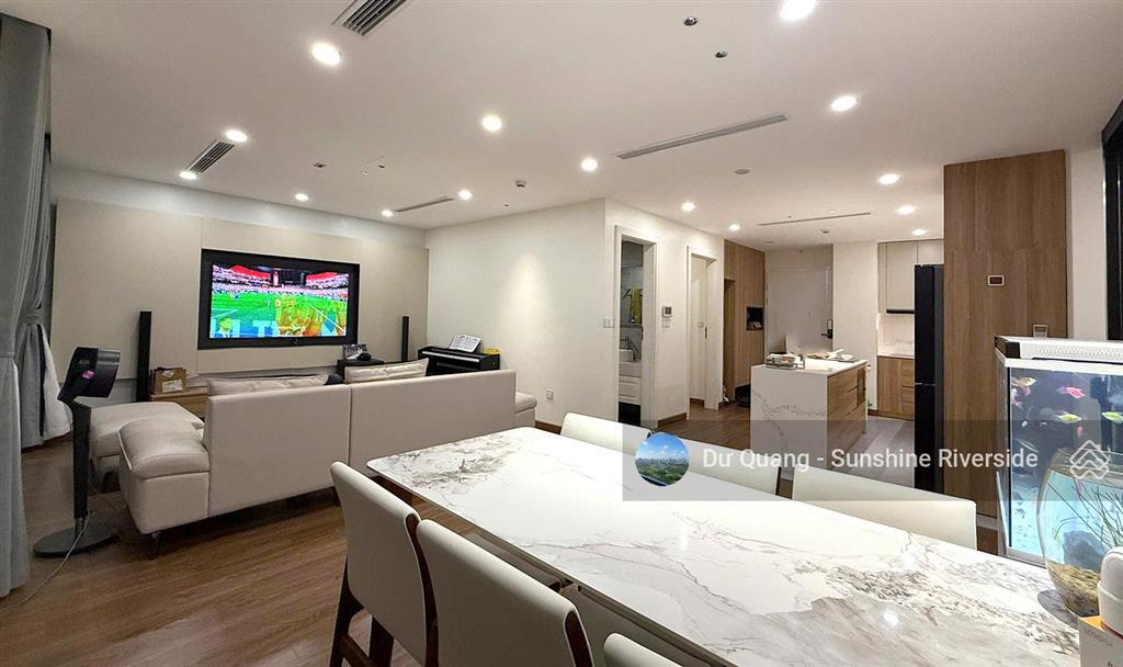 Bán căn 4 ngủ sunshine riverside (tây hồ)  full đồ đẹp  120.7 m2 thông thuỷ giá 12,5 tỷ (sổ đỏ)