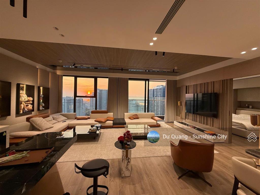 Bán duplex căn 4 ngủ  160m2  sunshine city  view sông + thành phố  giá 16,9 tỷ (full đồ)