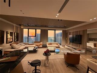 Bán duplex căn 4 ngủ  160m2  sunshine city  view sông + thành phố  giá 16,9 tỷ (full đồ)
