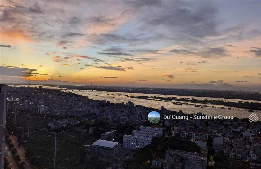 Bán căn 3 ngủ sunshine riverside  100m2  view cầu nhật tân + sông hồng  full đồ đẹp