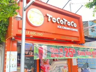 Cho thuê nhà mtkd ngay góc lê đức thọ giao với nguyễn văn thọ. p13 gò vấp. 4x14m vỉa hè. 1t1l. 2pn