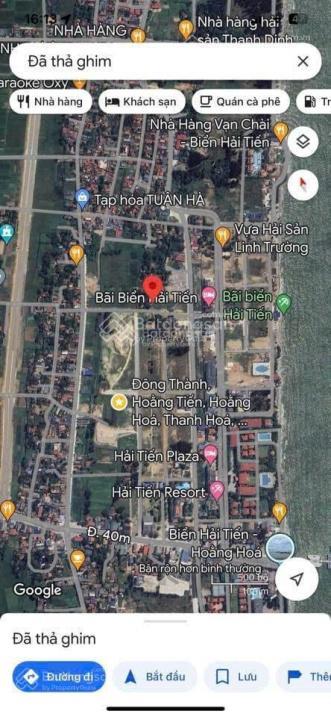 Bán lô đất vàng trung tâm biển hải tiến vị trí đắc địa kinh doanh khách sạn, nhà hàng, nghỉ dưỡng