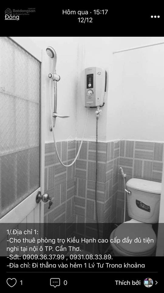 Cần bán nhà trọ cao cấp có 46 phòng tại 162/119 nguyễn việt hồng, qnk, tpct