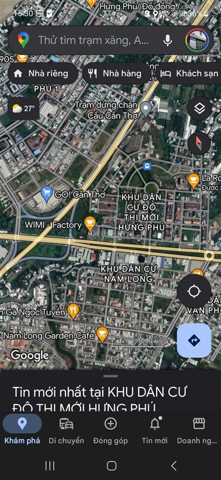 Bán nhà 1 trệt 1 lầu 1 lửng, 4 phòng ngủ, đối diện chung cư cao cấp cara river park tp. cần thơ