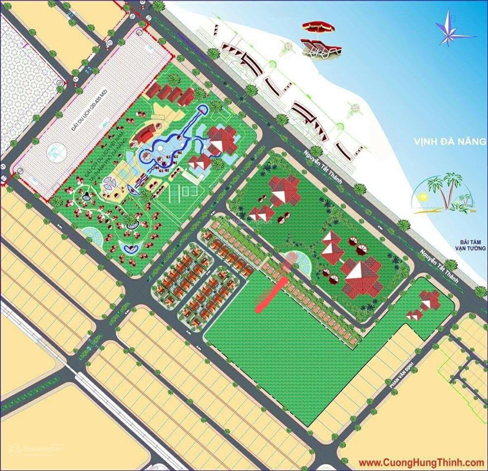 Cần bán mặt tiền nguyễn tất thành, vệt biệt thự xuân thiều nam ô